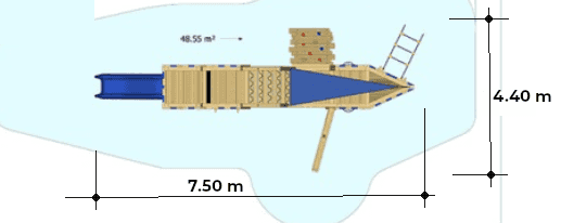 Barco Pirata Monterrico